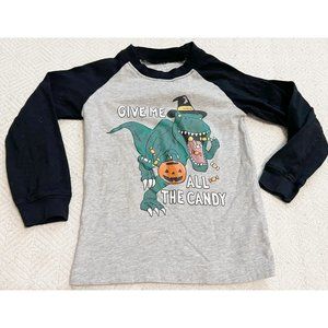Boys Toddlers Carters Halloween give me all the candy tee t shirt top sz 4T EUC